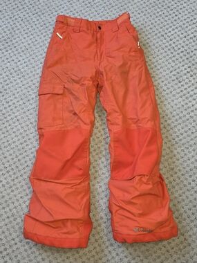 Columbia Orange Snow Ski Pants